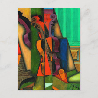 Violin and Guitar by Juan Gris Postcard