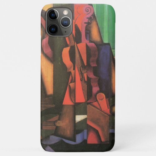 Violin and Guitar by Juan Gris Vintage Cubism Art iPhone 11 Pro Max Case