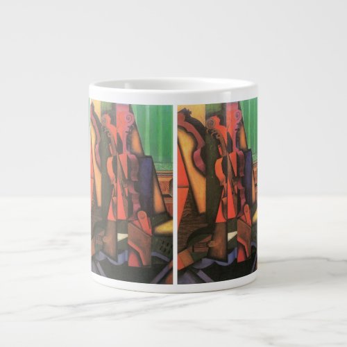 Violin and Guitar by Juan Gris Vintage Cubism Art Giant Coffee Mug