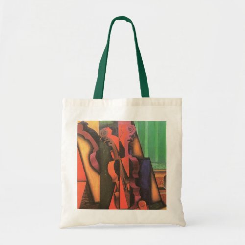 Violin and Guitar by Juan Gris Vintage Cubism Art Tote Bag