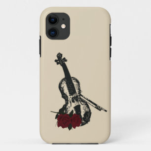 Violin and Roses iPhone 11 Case