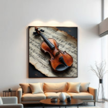 Violin and Sheet Music
