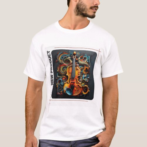 Violin Art Creation T_Shirt