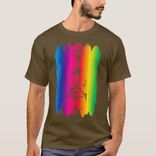 Violin Art Violinist Gift Idea Fiddle Fiddler T-Shirt