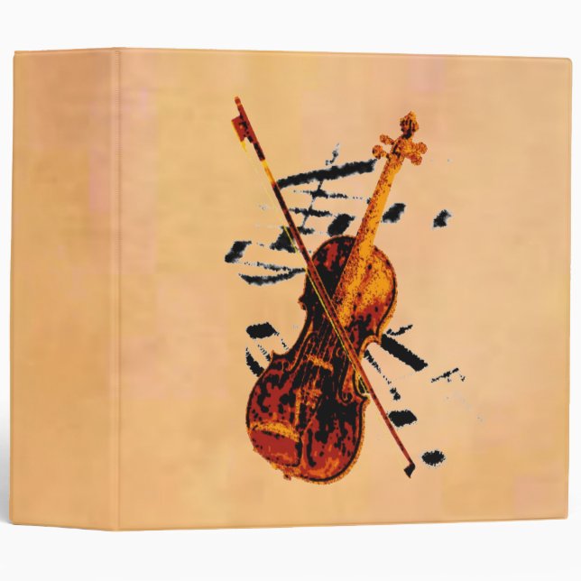 Violin Avery Binder (Front/Spine)