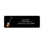 Violin Bass Guitar Address Label