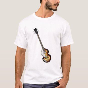 Violin Bass Guitar T-shirt by oldrockerdude at Zazzle