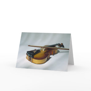Violin Blank Note Cards