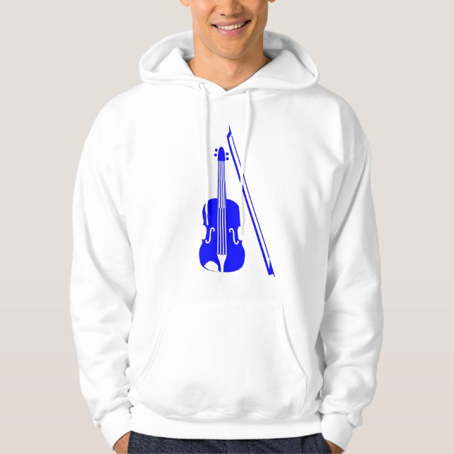 Violin - Blue Hoodie (Front)