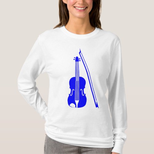 Violin _ Blue T_Shirt