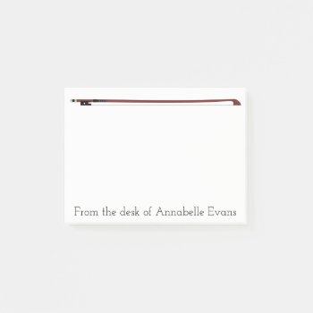 Violin Bow Post-it Notes by BarbeeAnne at Zazzle