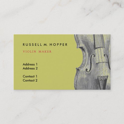 Violin Business Card