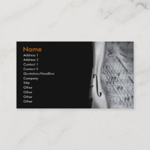 Violin Business Card