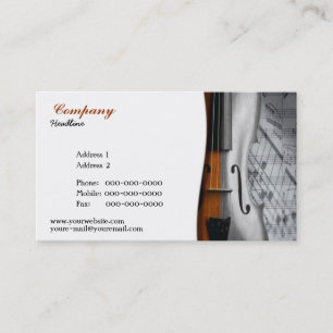 Violin Business Card