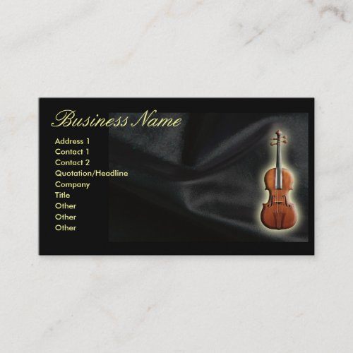 Violin Business Cards