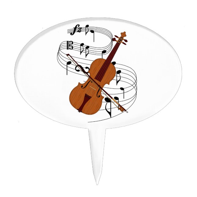 Violin Cake Topper (Front)