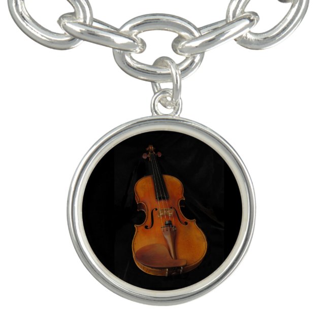 Violin Charm Bracelet (Design)