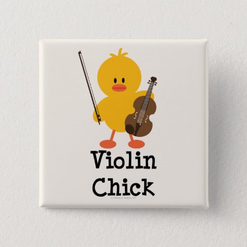Violin Chick Button
