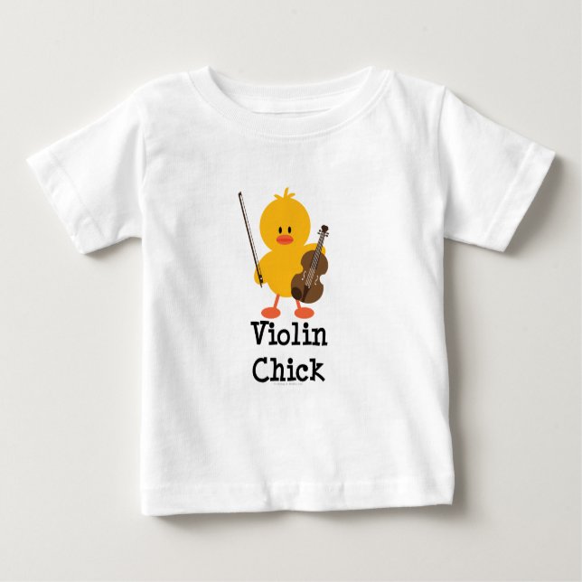 Violin Chick Infant Tee (Front)