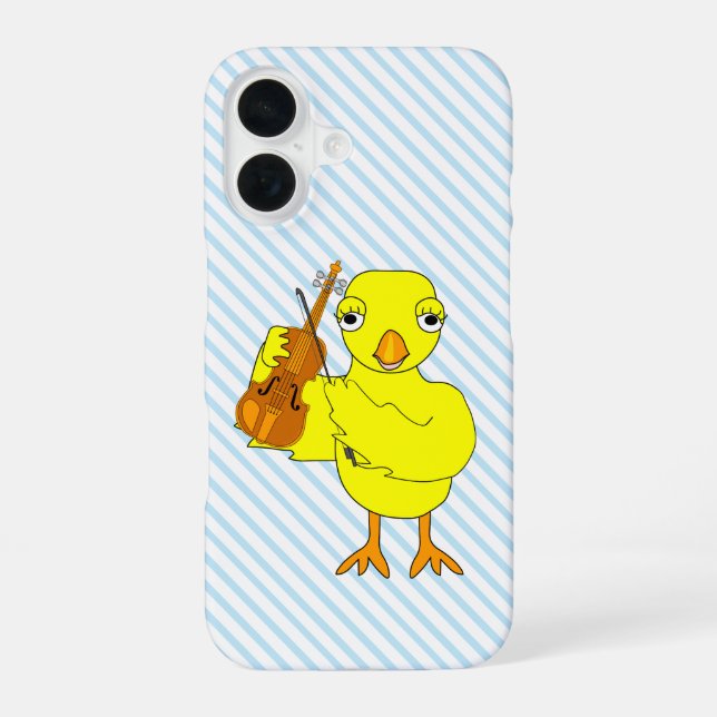 Violin Chick Iphone Case (Back)