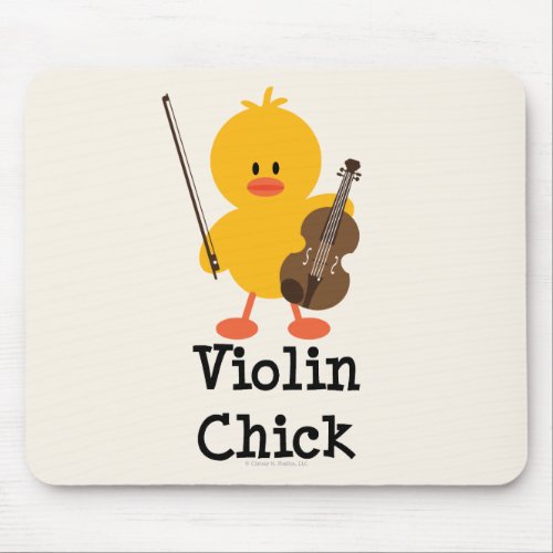 Violin Chick Mousepad