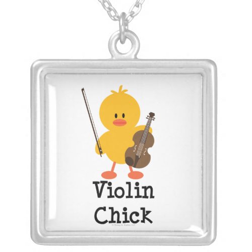 Violin Chick Necklace