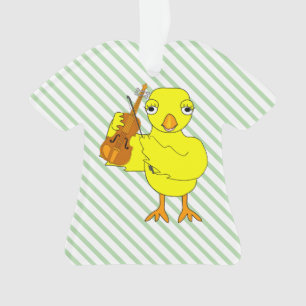 Violin Chick Ornament