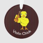 Violin Chick Ornament