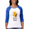 Violin Chick Raglan Tshirt