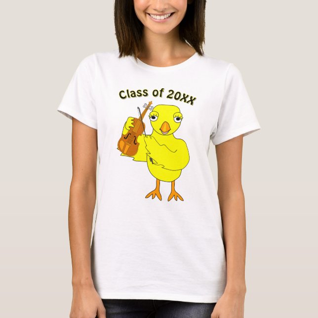 Violin Chick T-Shirt (Front)