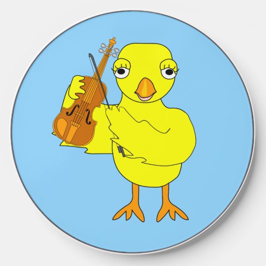 Violin Chick Wireless Charger (Front)
