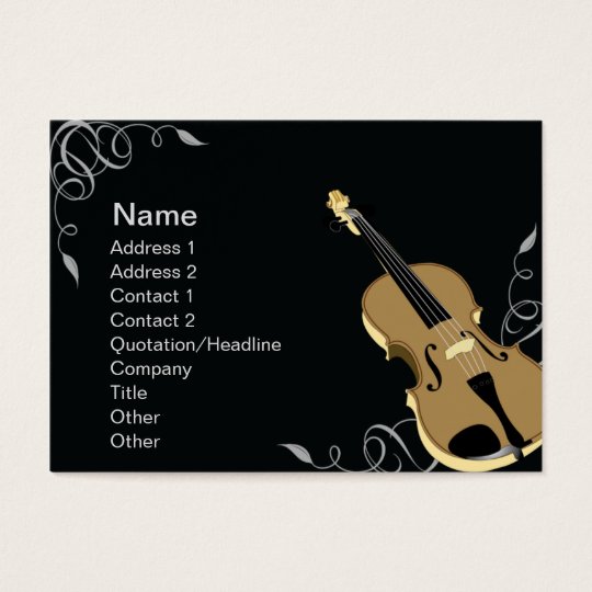Violin - Chubby Business Card