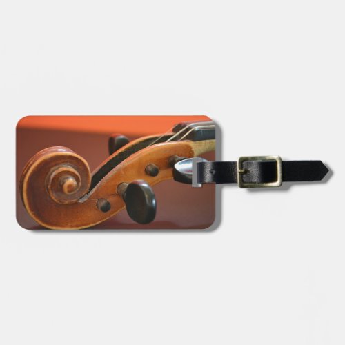 Violin classical stringed musical instrument luggage tag