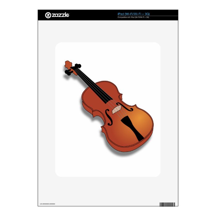 Violin clip art skins for the iPad