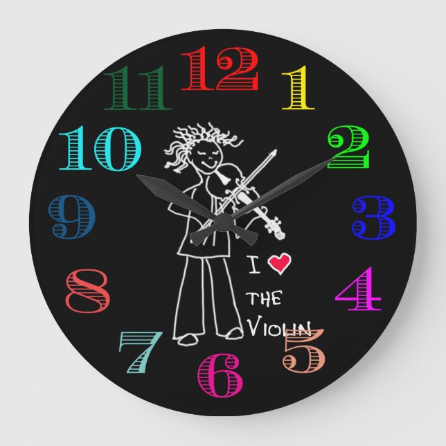 Violin Clock Design (Front)