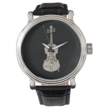 Violin Clock Musician Instruments Violin Musicians