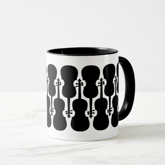 Violin Coffee Mug (Front Right)
