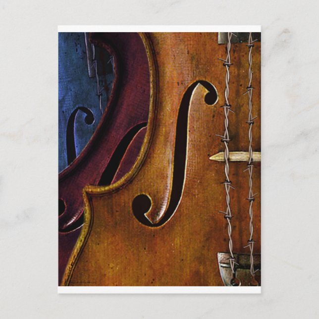 Violin Composition Postcard (Front)