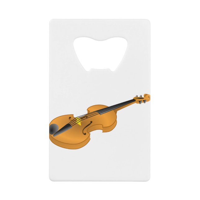 Violin Credit Card Bottle Opener (Front)