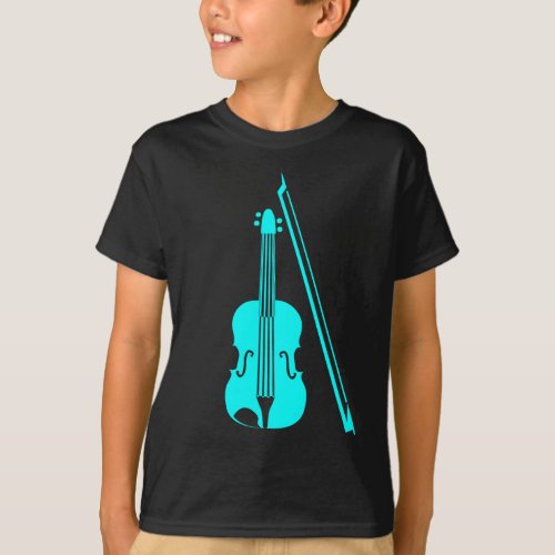 Violin _ Cyan T_Shirt
