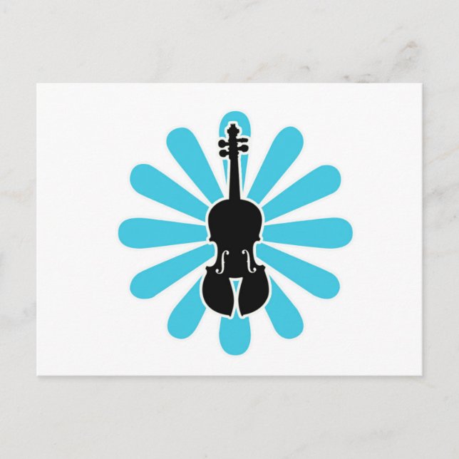 Violin Daisy Notecards (Front)