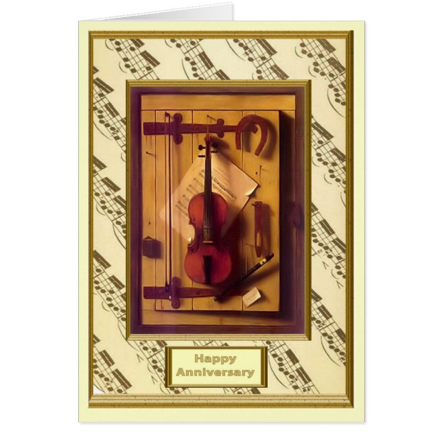 Violin display case cards (Front)