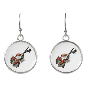 Violin Earrings