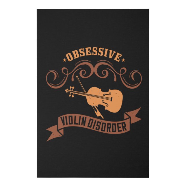 Violin - faux canvas print (Front)