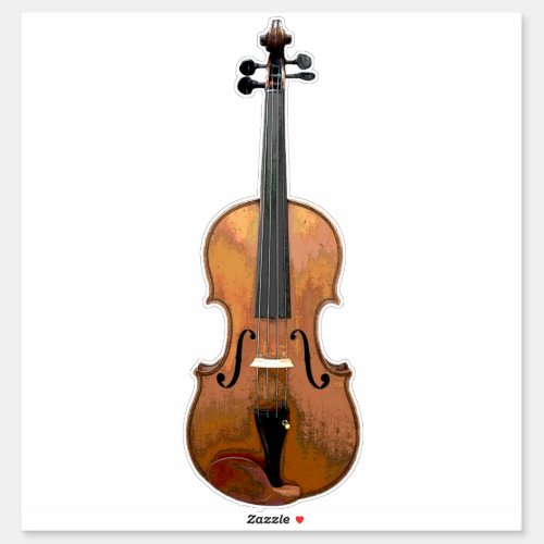 Violin Fiddle Orchestra Accessory Sticker