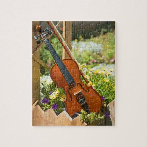 Violin Garden Jigsaw Puzzle