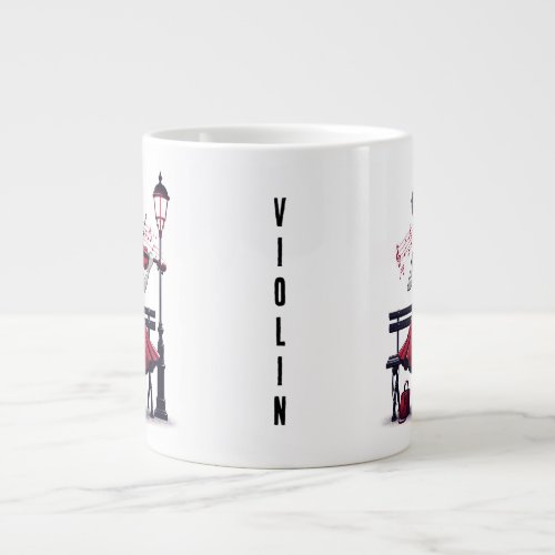 Violin Giant Coffee Mug