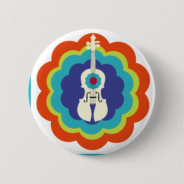 Violin Gift-Button Button (Front)