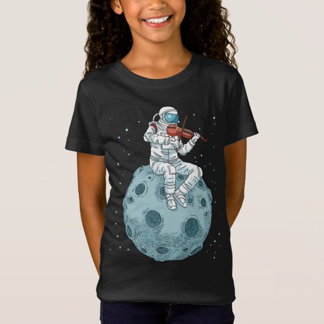 Violin Gift Kids Fiddle Gifts Women Violin T-Shirt (Front)