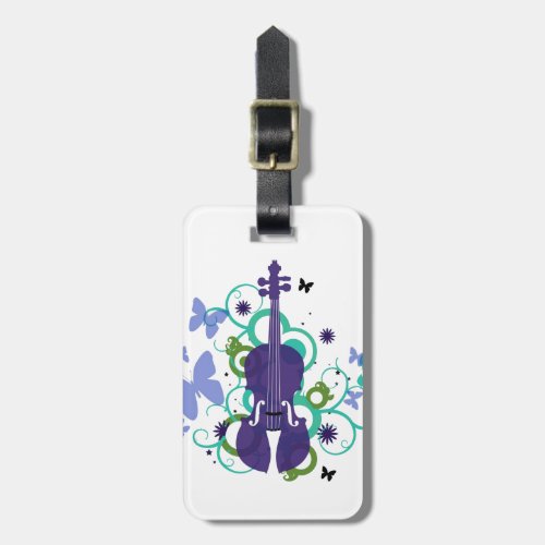 Violin Gift_Luggage Tag_Ad Your Own Name Luggage Tag